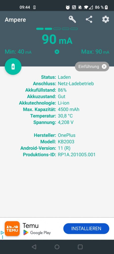 Jiga PC5 Powerbank Output bei drei Geräten