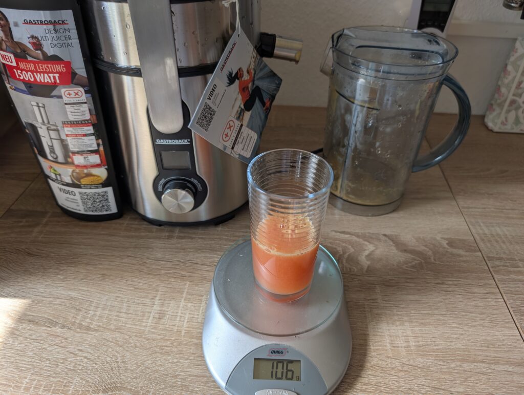 Gastroback Design Multi Juicer Digital Entsafter Apfelsaft