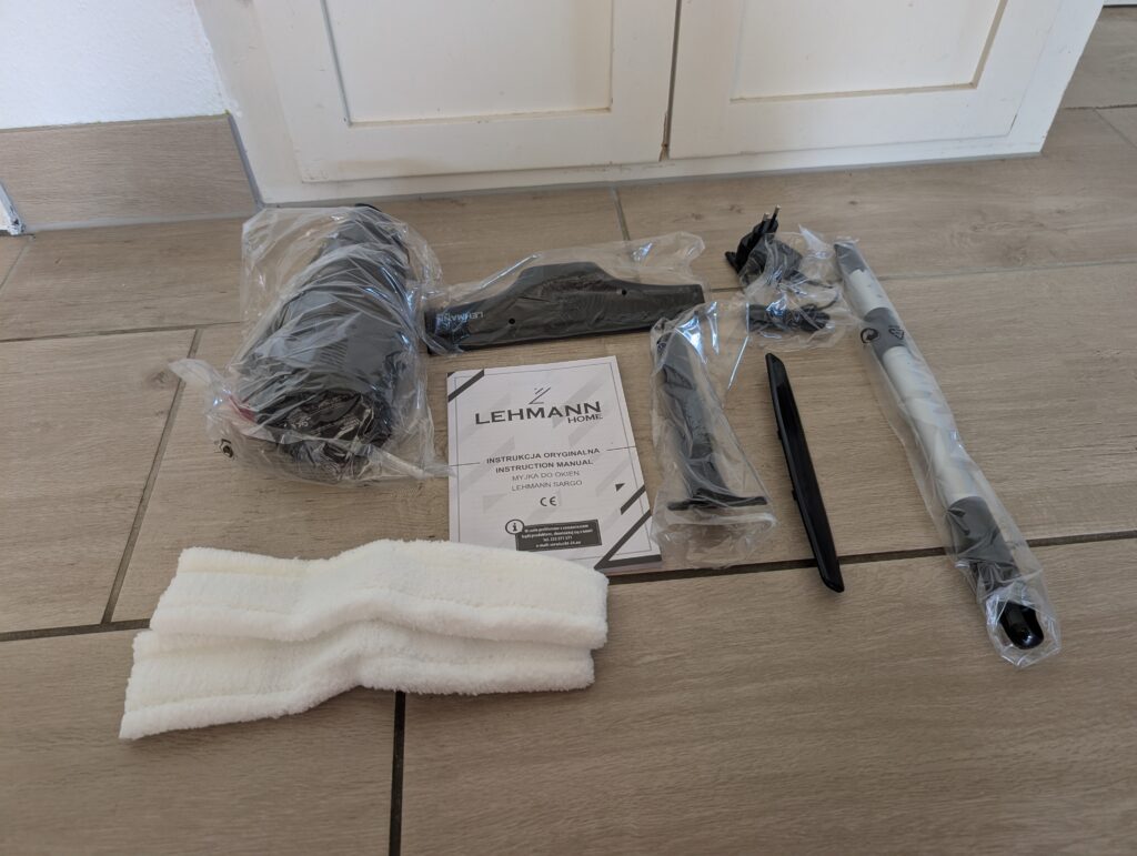 Lehmann-Fenstersauger ausgepackt