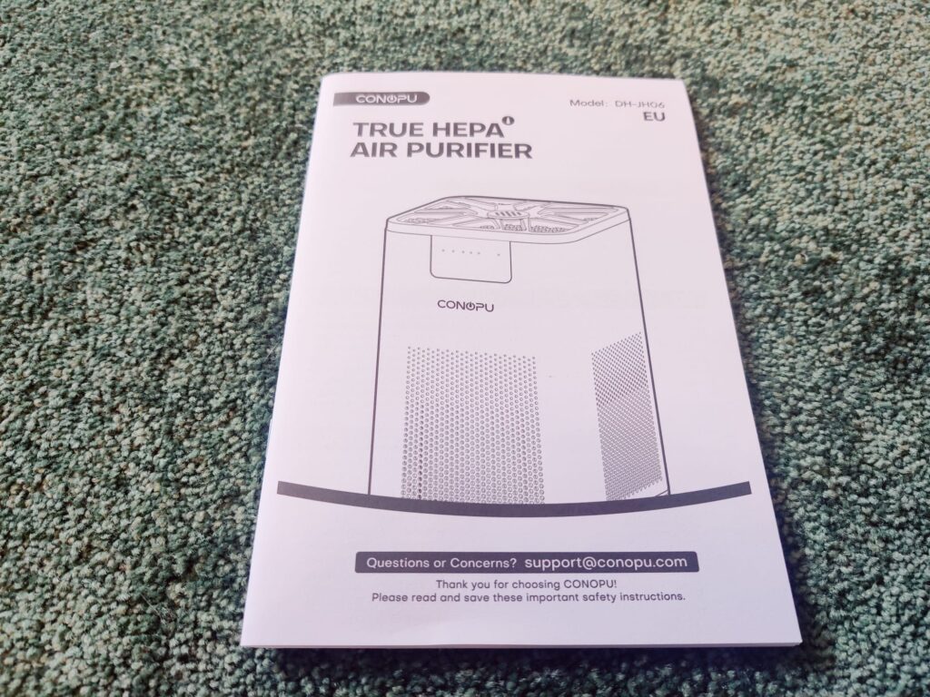CONOPU DH-JH06 Luftreiniger Bedienungsanleitung