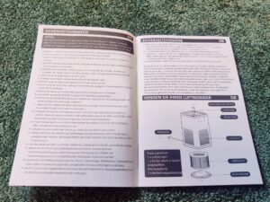 CONOPU DH-JH06 Luftreiniger Bedienungsanleitung innen