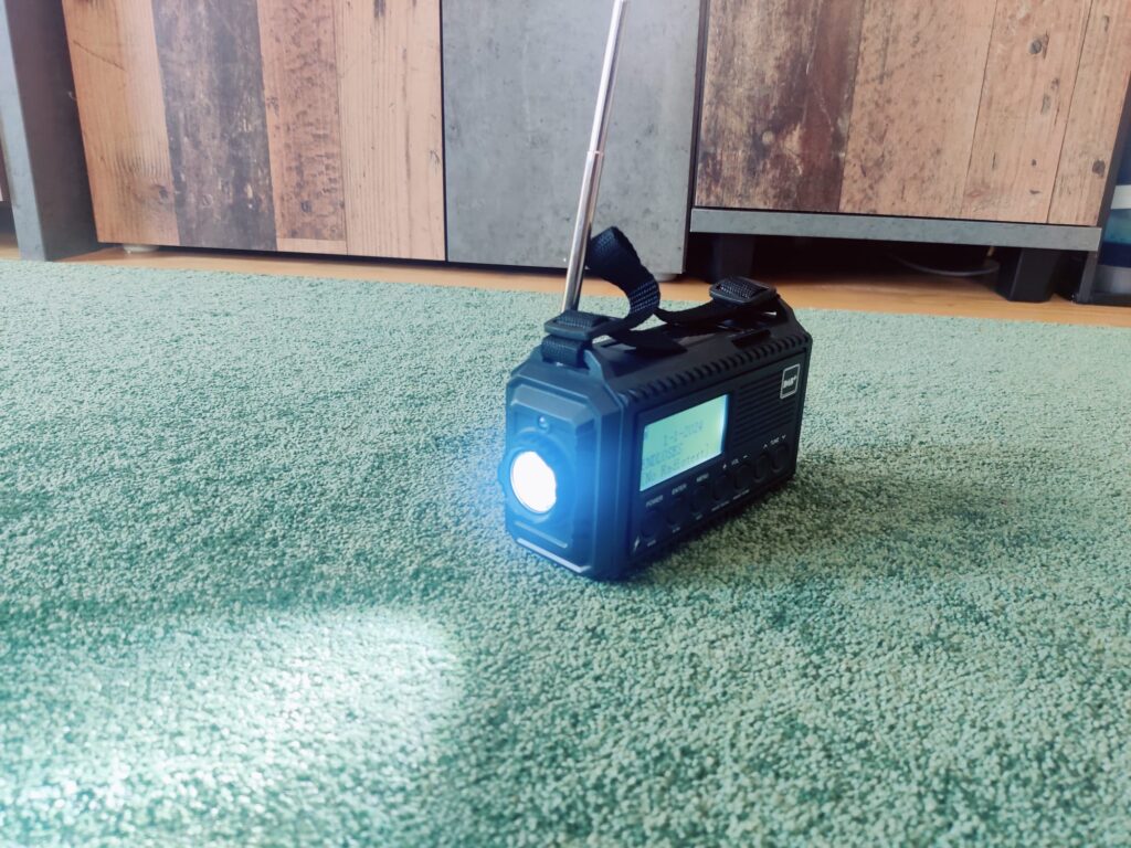 ROCAM CR 1009 Pro Kurbelradio Taschenlampe