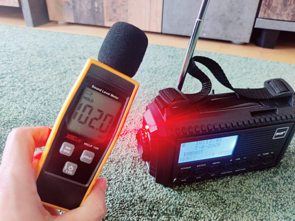ROCAM CR 1009 Pro Kurbelradio Lautstärke SOS-Signal
