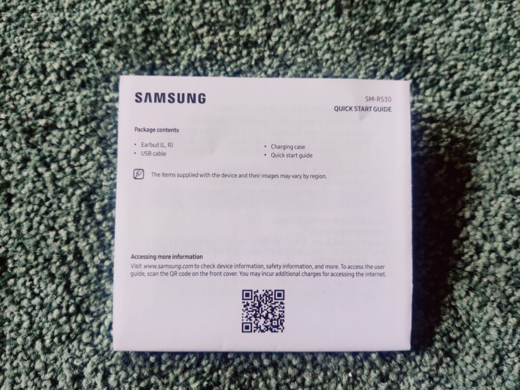 Samsung Galaxy Buds3 In-Ear-Kopfhörer Schnellstartanleitung