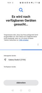 Samsung Galaxy Buds3 In-Ear-Kopfhörer App Gerätesuche