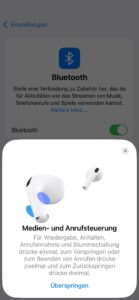 Apple AirPods 4 Bluetooth-Kopfhörer Medien- und Anrufsteuerung