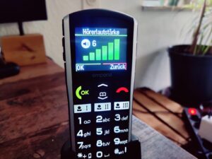 Emporia SIMPLICITY Seniorenhandy Lautstärke einstellen