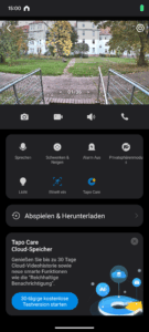 App der Tapo TP-Link C520WS Überwachungskamera (12)
