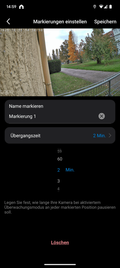 App der Tapo TP-Link C520WS Überwachungskamera (13)