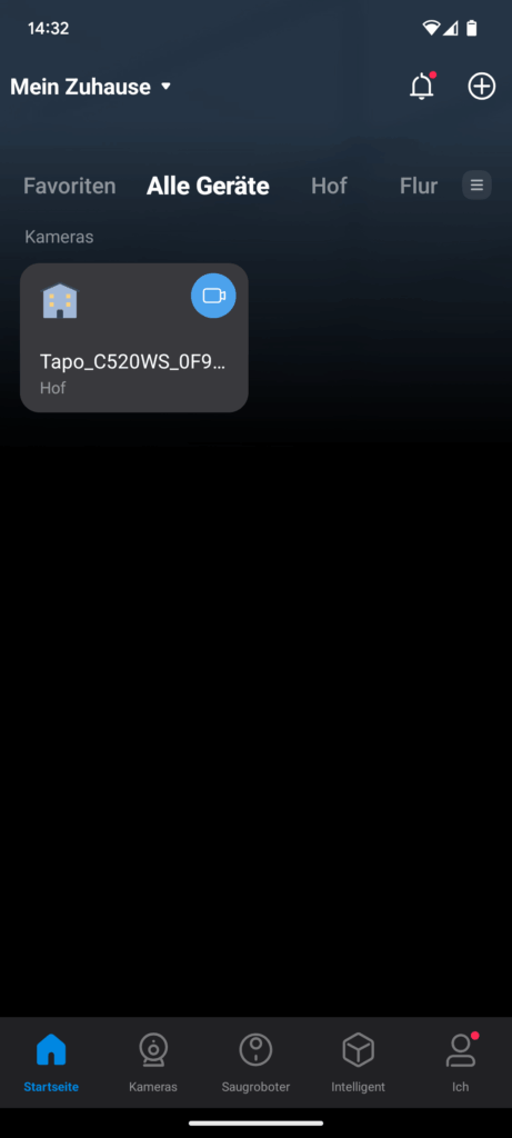 App der Tapo TP-Link C520WS Überwachungskamera (2)