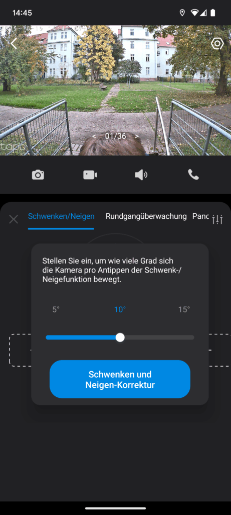 App der Tapo TP-Link C520WS Überwachungskamera (3)