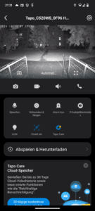 App der Tapo TP-Link C520WS Überwachungskamera (6)
