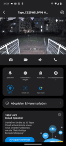 App der Tapo TP-Link C520WS Überwachungskamera (8)