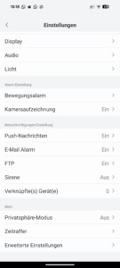 Reolink E1 Pro Überwachungskamera App2