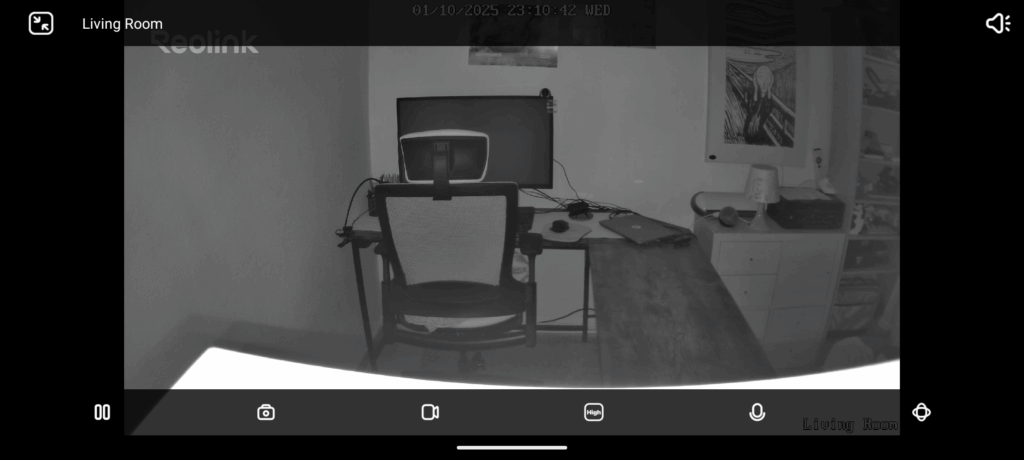 Reolink E1 Pro Überwachungskamera Bild Nachtsicht1