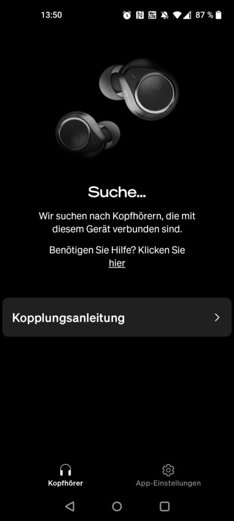 Cambridge Audio Melomania A100 In-Ear-Kopfhörer App Kopplung