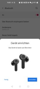 Cambridge Audio Melomania A100 In-Ear-Kopfhörer Einrichtung