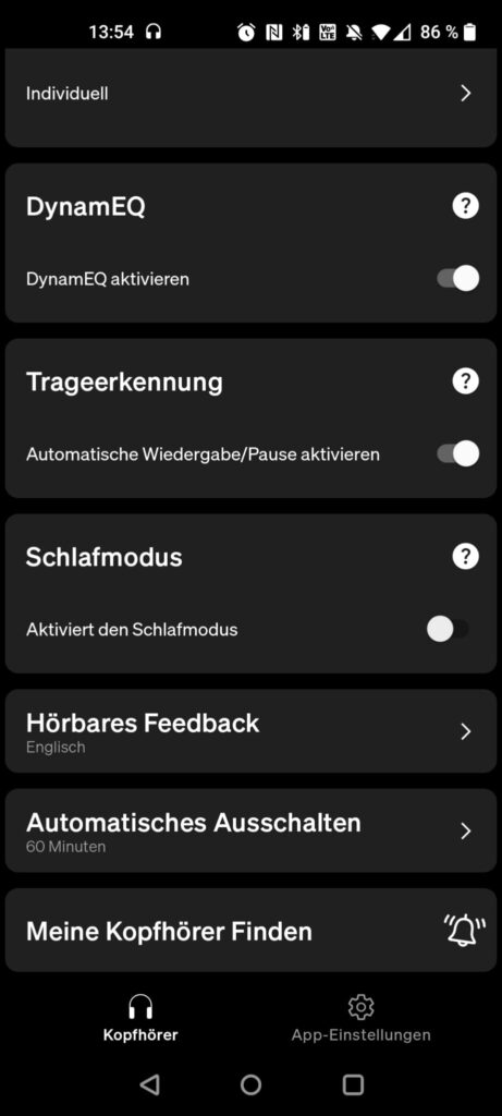Cambridge Audio Melomania A100 In-Ear-Kopfhörer App Schlafmodus und Co.