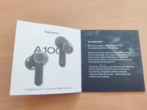 Cambridge Audio Melomania A100 In-Ear-Kopfhörer Markenbroschüre