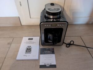 CASO Coffee Compact electronic Kaffeemaschine mit Mahlwerk Lieferumfang
