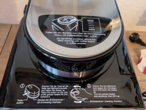 CASO Coffee Compact electronic Kaffeemaschine mit Mahlwerk Warnhinweise