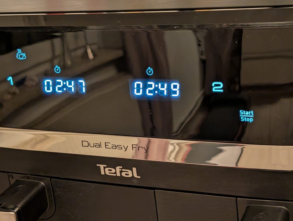 Tefal Dual Easy Fry XXL Heißluftfritteuse Touchscree
