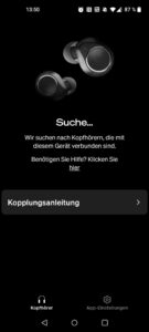 Cambridge Audio Melomania A100 In-Ear-Bluetooth-Kopfhörer App Suche