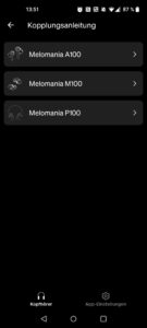 Cambridge Audio Melomania A100 In-Ear-Bluetooth-Kopfhörer App Kopplungsanleitung