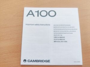 Cambridge Audio Melomania A100 In-Ear-Bluetooth-Kopfhörer Sicherheitshinweise