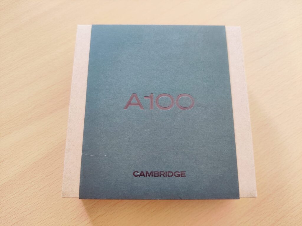 Cambridge Audio Melomania A100 In-Ear-Bluetooth-Kopfhörer Verpackung