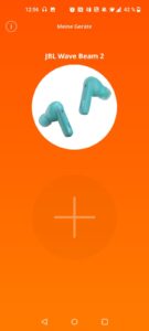 JBL Wave Beam 2 In-Ear-Bluetooth-Kopfhörer App Geräteübersicht