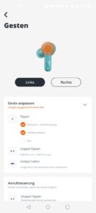 JBL Wave Beam 2 In-Ear-Kopfhörer App Gestensteuerung