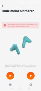 JBL Wave Beam 2 In-Ear-Bluetooth-Kopfhörer App Suchfunktion