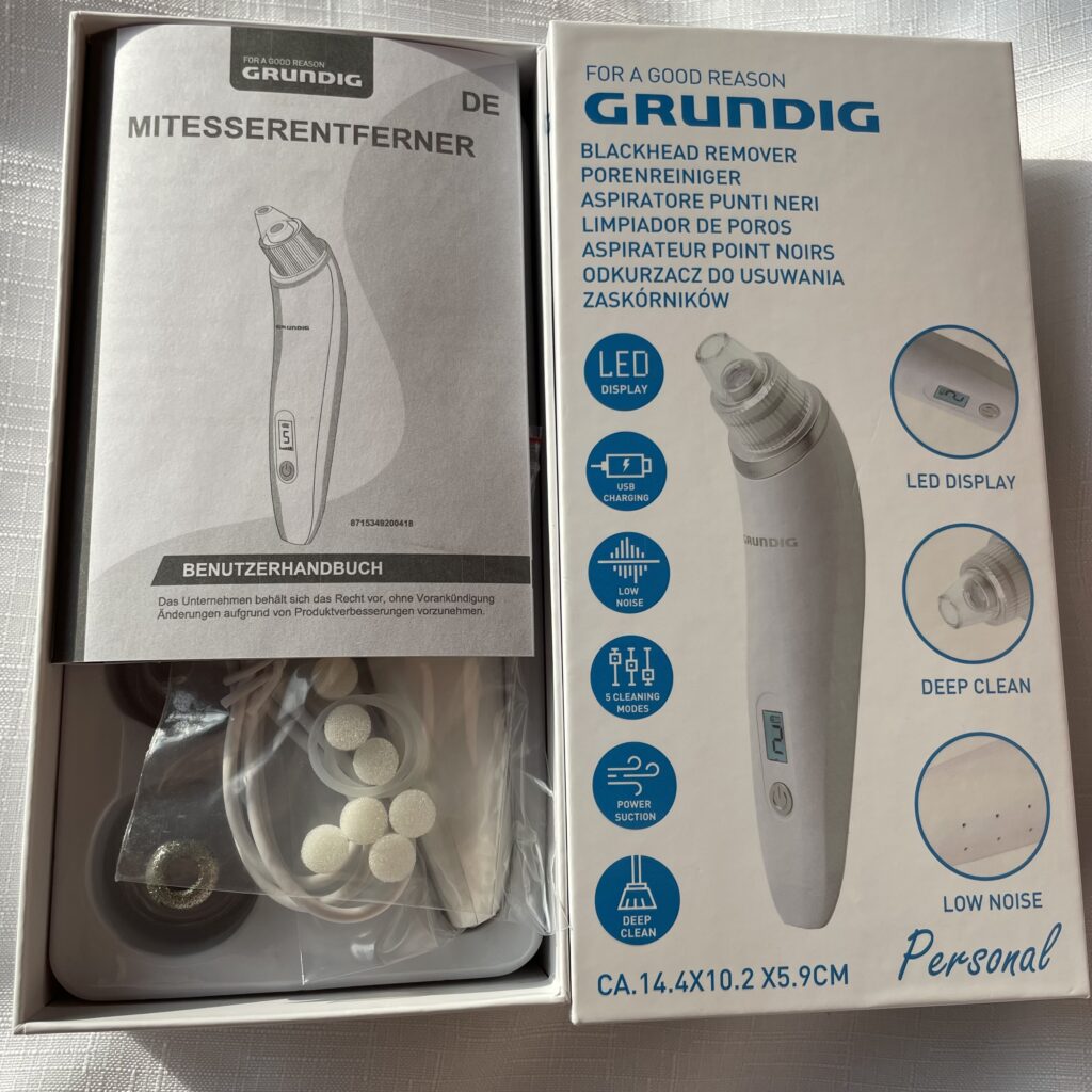 Grundig Porenreiniger Lieferumfang