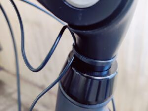 Prophete 0531 Fahrradcomputer Kabelbefestigung an Lenkerstange
