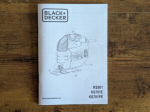 Anleitung BLACK+DECKER KS501-QS Stichsäge