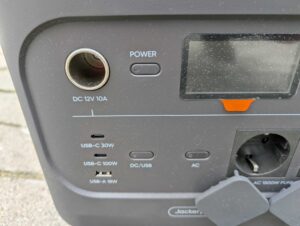Anschlüsse der Jackery 1000 v2 Powerstation