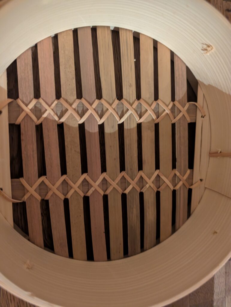 Ibili-Bambus-Dampfgarer Korb Detail