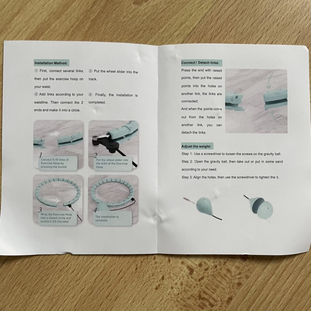 JLoibao Smart-Hula-Hoop Anleitung