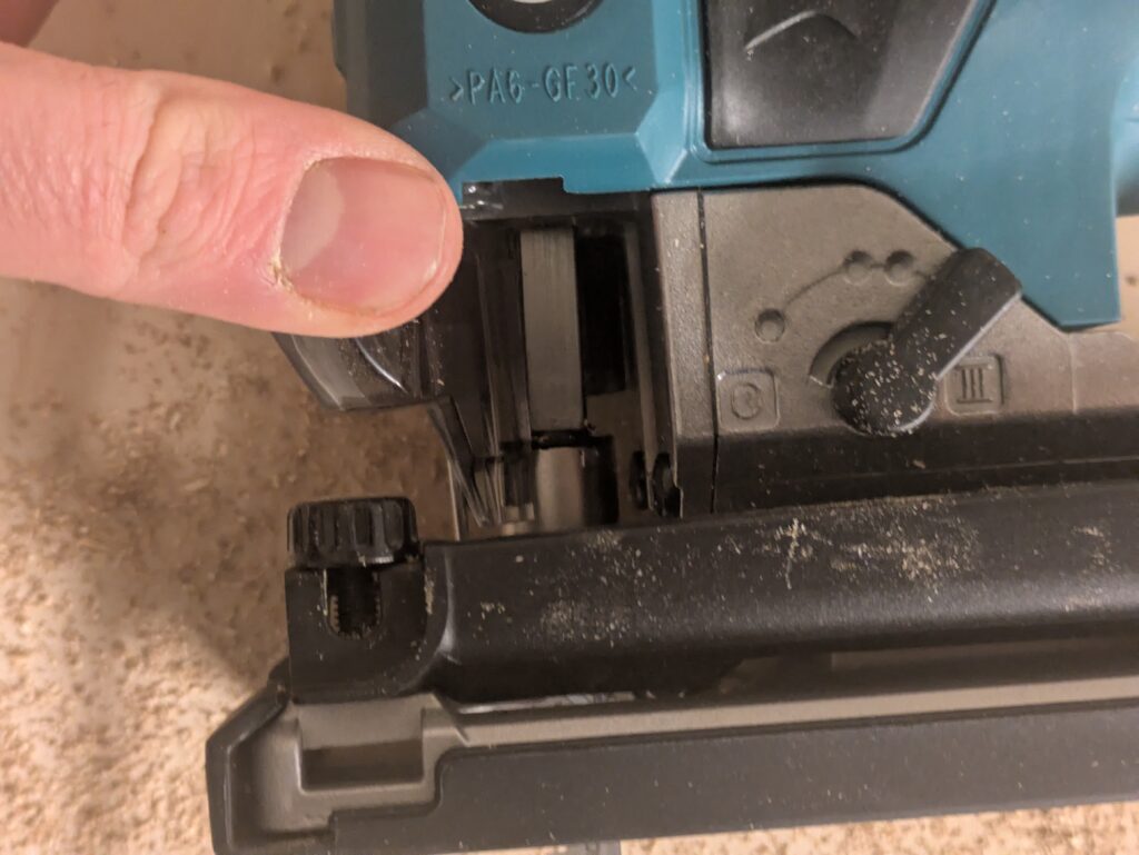 Makita JV001GD101 Stichsäge Werkzeugaufnahme