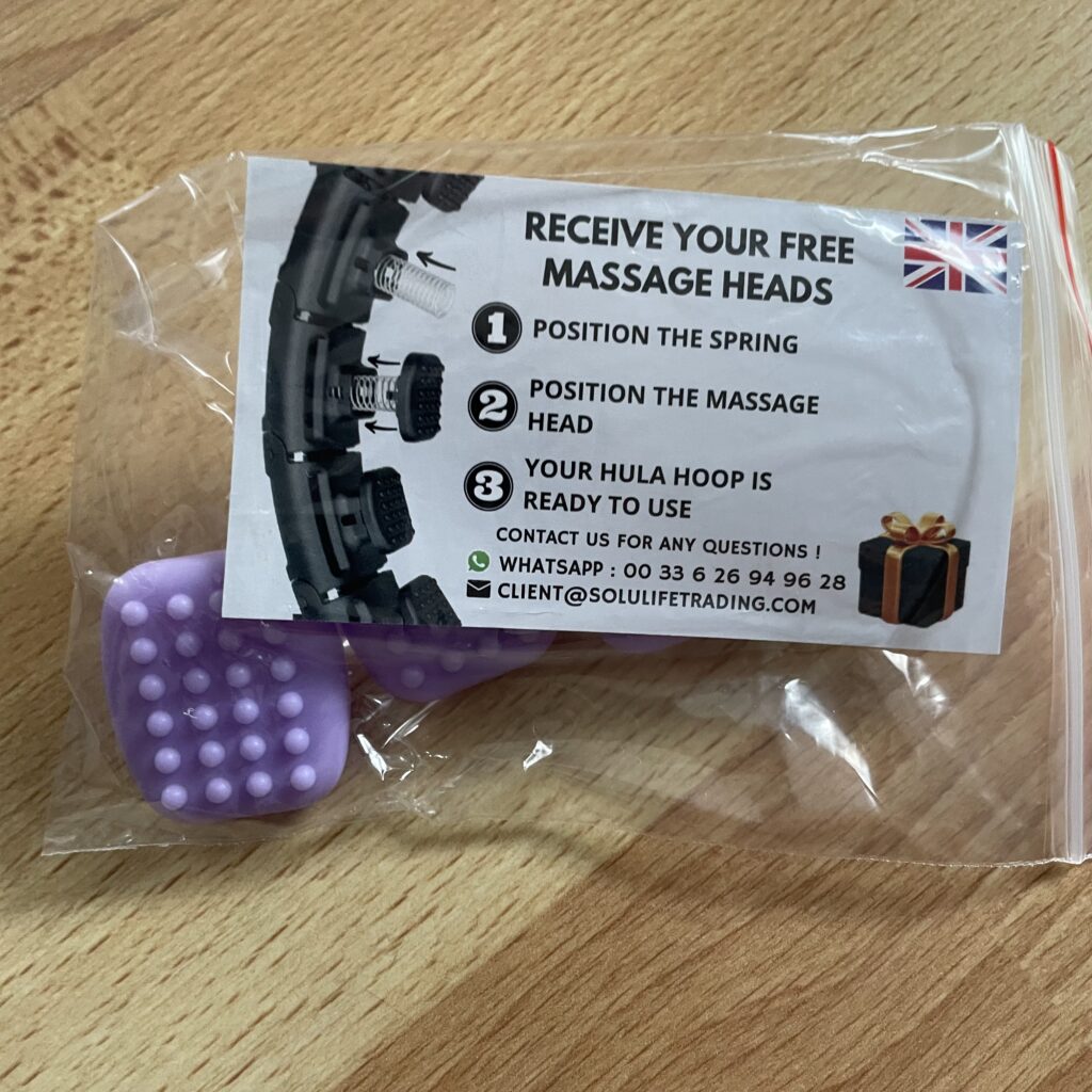 Solulife Smart-Hula-Hoop Massageknöpfe