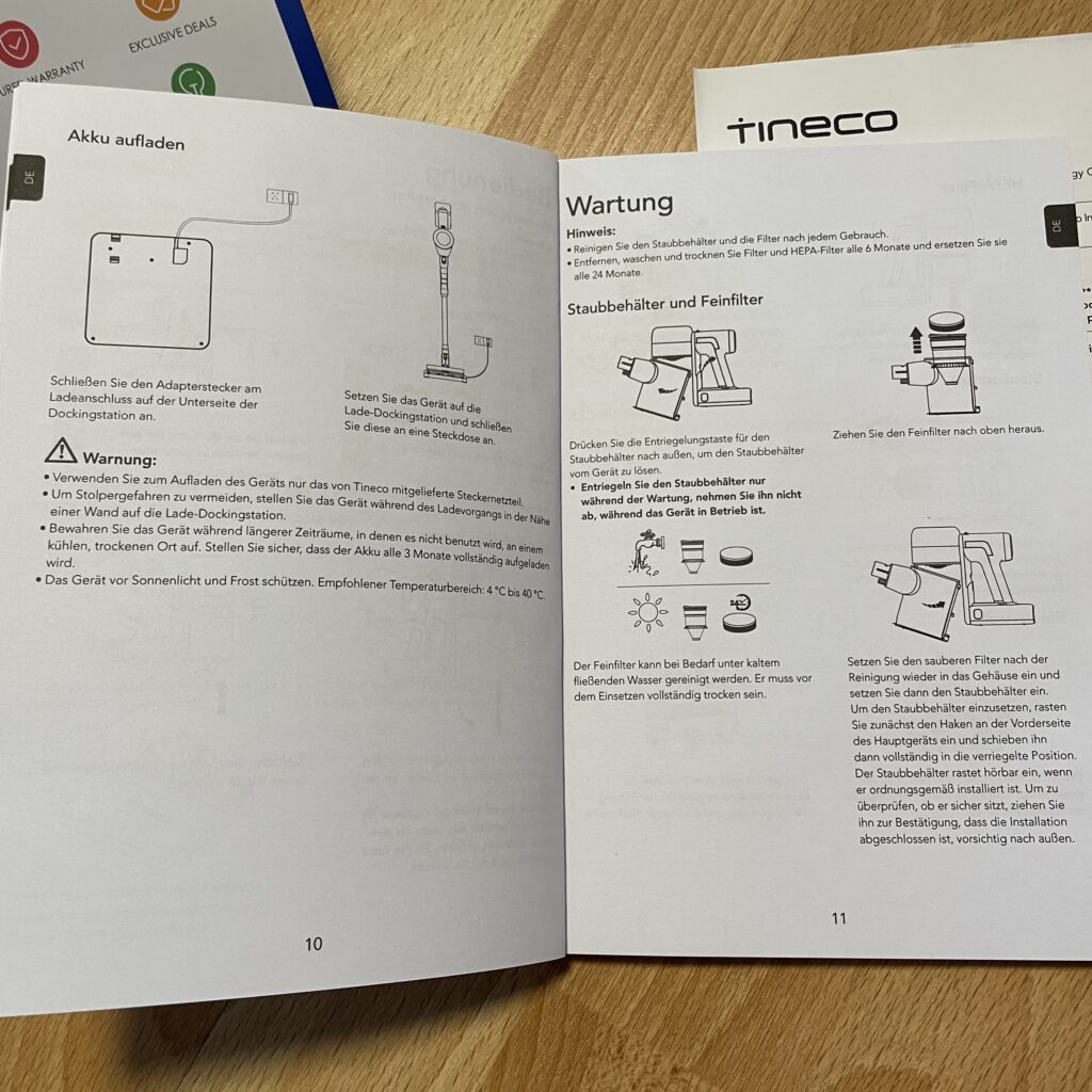 Tineco Pure One S50 Pro Akku-Staubsauger Bedienungsanleitung
