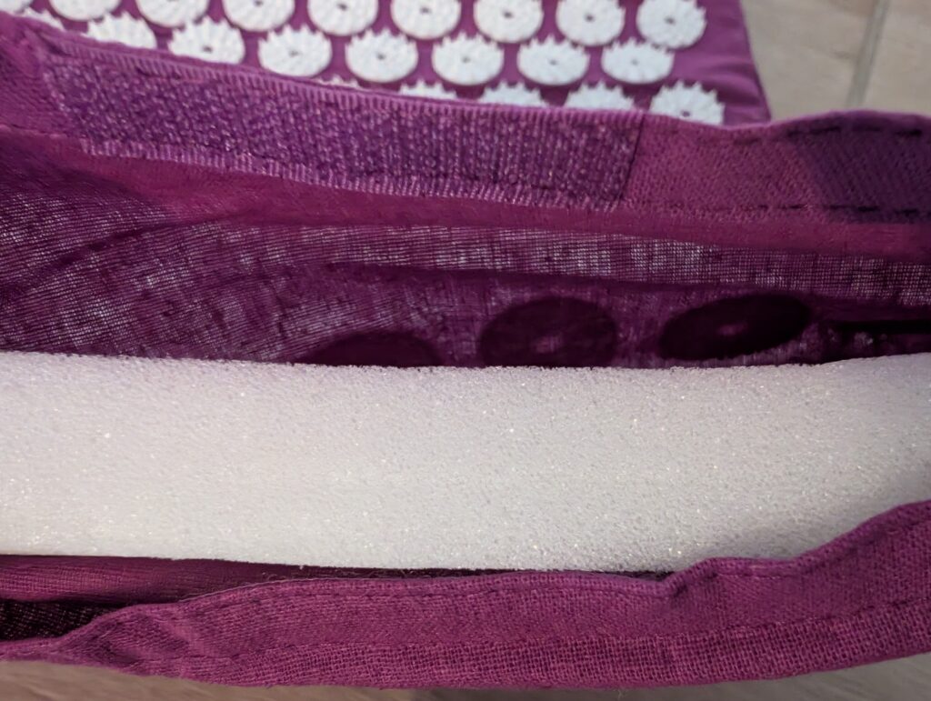 Wadidi-Akupressurmatte Schaumstoff und Klettverschluss Matte