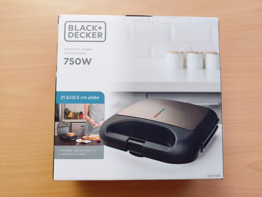 BLACK+DECKER BXSA752 Sandwichmaker Verpackung