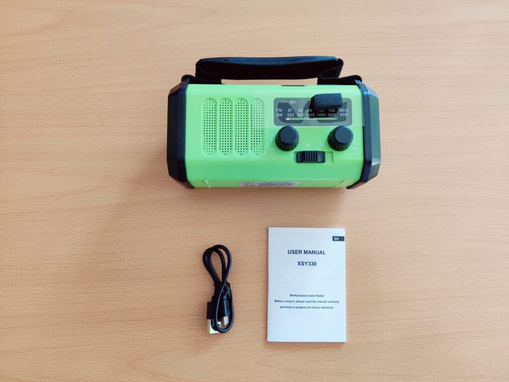 Fuqiduo XSY330 Kurbelradio Startbild