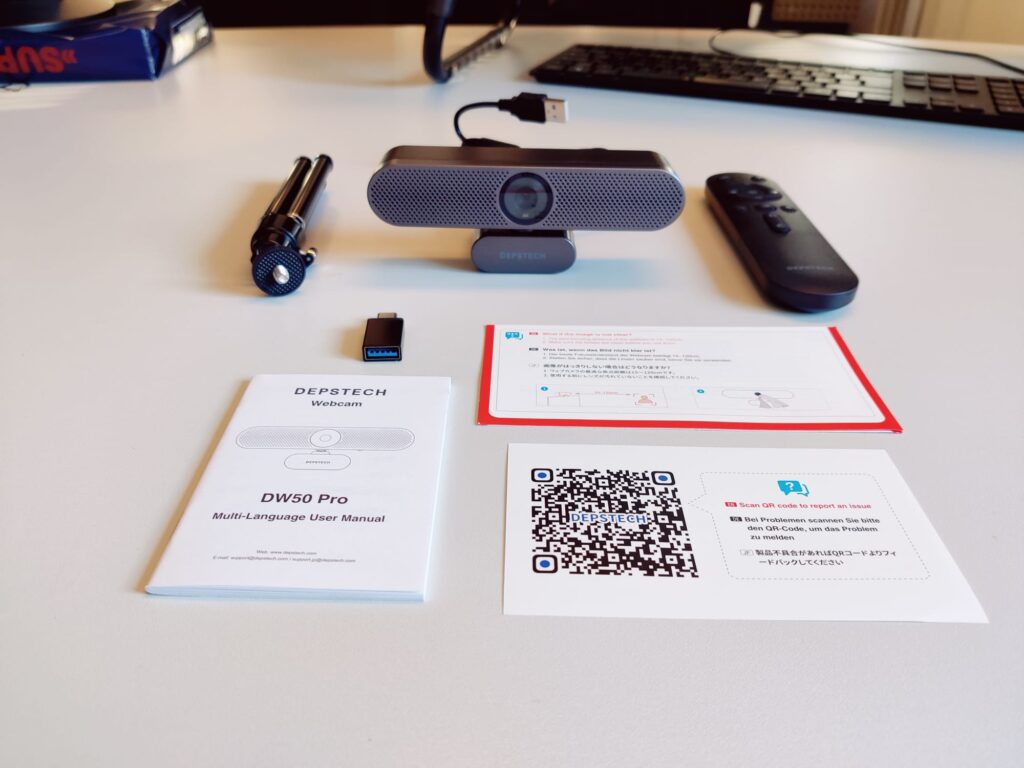 DEPSTECH DW50 Pro Webcam Übersicht