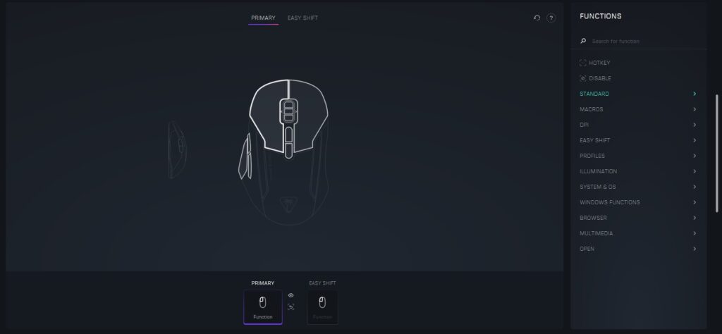 Turtle Beach Kone II Gaming-Maus Software Easy Shift