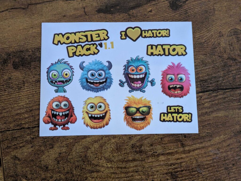 Sticker der HATOR Skyfall 80 MAG Ultima 8K Gaming-Tastatur