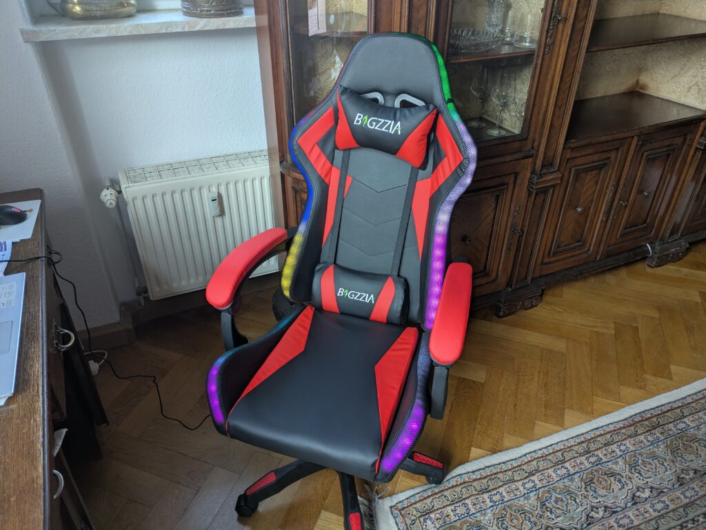 Titelbild des Bagazzia Racingreat Gaming-Stuhls