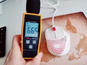 Cooler Master MM720 Gaming-Maus Lautstärke des Klicks